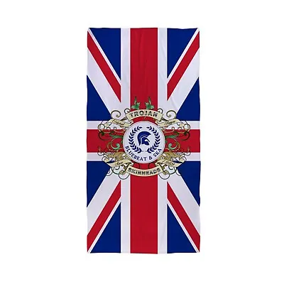 58x28  Trojan Skinheads - Union Jack - Beach Towel • £21.99