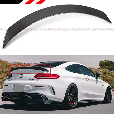 For 17-2021 Mercedes Benz W205 2dr Coupe Carbon Fiber Mc Duckbill Trunk Spoiler • $149.99