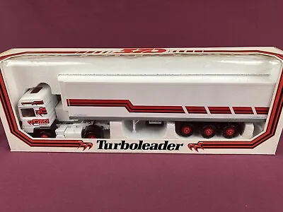 Louis Surber 1/43 Renault 370 Turboleader Tractor + Fridge 3Axle Trailer Wht NIB • $95