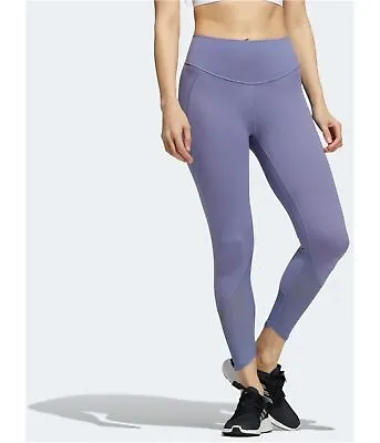 Adidas Womens Power Mesh 7/8 Casual Leggings Purple X-Small • $33.70