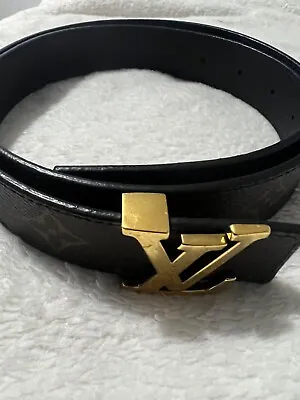 Louis Vuitton Belt Monogram And Black • £200