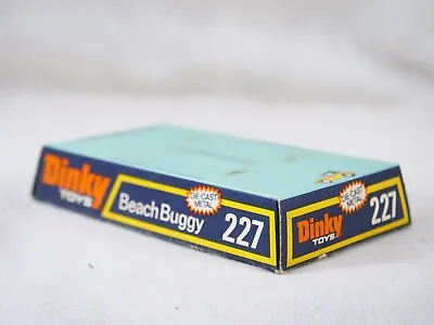 Dinky Toys GB N°227 Beach Buggy Base Of The Box Single Box • $17.05
