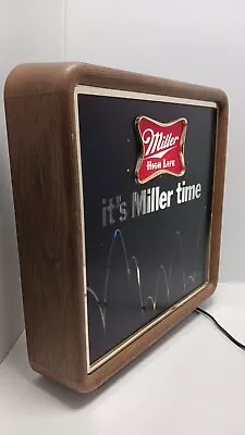 Miller High Life Beer Bouncing Ball 1982  Motion Sign Light It’s Miller Time • $200