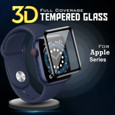 $6.99 • Buy For Apple Watch IWatch Series 9 8 6 SE 2 3 41/45/42/49mm Glass Screen Protector