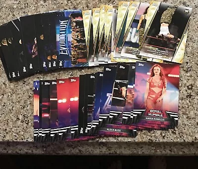 2019 Topps WWE Women's Division Team Bestie Royal Rumble Evolution Inserts • $1.50