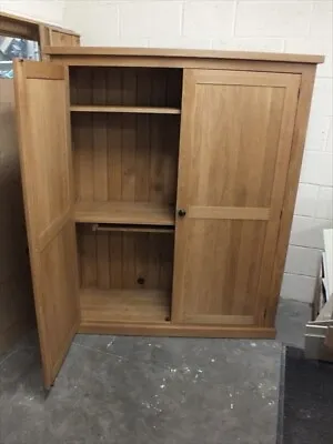£1595 • Buy 100% Solid Oak Hideaway Computer Cupboard- Bespoke Available- Hand Made To Order