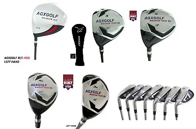 $480.91 • Buy Agxgolf Men's Left Hand Xs Wide Sole Edition 13 Club Golf Sef Choose Size & Flex