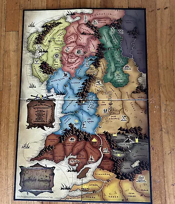 Replacement GAME BOARD Risk Lord Of The Rings Trilogy Edition New Open Box ✅ • $9.99