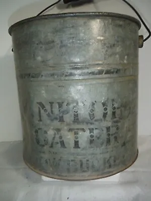 Antique/vintage Monitor Floater Minnow Bucket Stenciled Faded Outer Bucket • $75