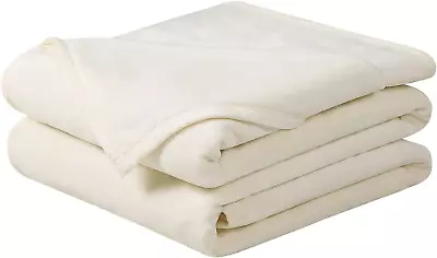 Soft California King Blanket Warm Fuzzy Microplush Lightweight Thermal Fleece Bl • $61.99