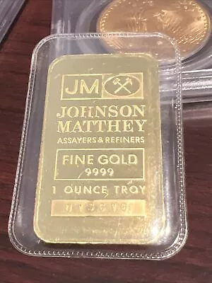 Vintage Johnson Matthey JM  1 Oz 9999 Gold Bar #13616 TD Bank • $2650
