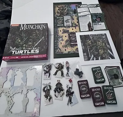 Munchkin Teenage Mutant Ninja Turtles TMNT Deluxe Board Game 100% Complete • $50