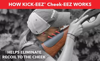 Kick-EEZ Cheek-EEZ Thick Cheek Protector Recoil Pad Rest For Shotgun Or Rifle • $24.99