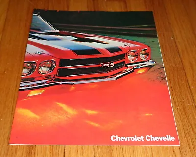 Original 1970 Chevrolet Chevelle Sales Brochure Folder SS Malibu • $14.99