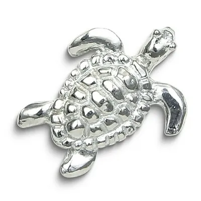 Pewter Turtle Magnetic Scarf Pin Brooch • $25.98