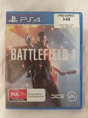 Battlefield 1 PS4 (PlayStation 4 2016) • $7.99