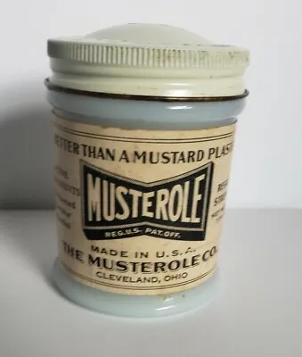 Musterole Jar / Bottle With Box - Vintage  • $25