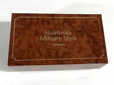 New In Box Military Style Hairbrush Made In Germany Brown • $12.99