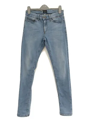 £8.99 • Buy River Island Pale Blue Skinny Jeans Size 28 Leg 32”