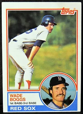 1983 Topps #498 WADE BOGGS Boston Red Sox RC Rookie EX • $5.99