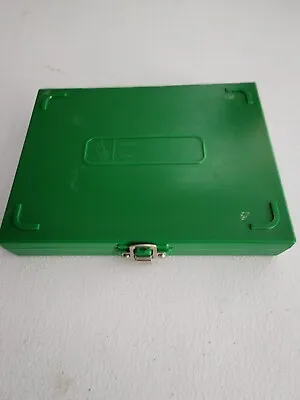 Microscope Slide Box Green Case Storage Holds 100 Slides (hs) • $10