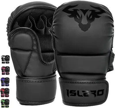 UFC Gloves MMA Boxing Muay Thi Kick Boxing Punch Bag & UFC Training Gloves • £11.99