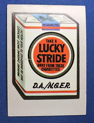 1973 Topps Series 3 - Wacky Packages - Lucky Stride - Authentic • $1.75