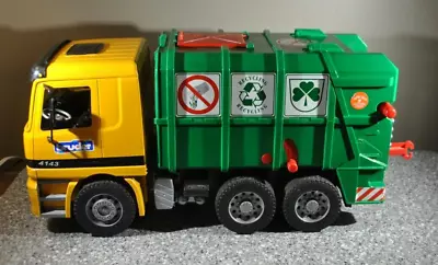 Bruder Recycling Truck 2001 Actros Mercedes Benz 4143 Trash Rear Loading Germany • $48