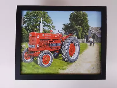 Trevor Mitchell Tractor Print - McCormick Farmall FRAMED • £22
