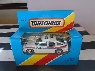 Matchbox 1/75 Rover 3500 Police Car Factory Sealed Ex Shop Stock NEW! RARE UK! • £9.99