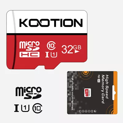 Kootion Red 32GB Ultra Micro SDHC UHS-I Memory SD Card TF Cards Memory Card Lot • $4.99