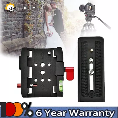 P200 Quick Release QR Clamp Base Plate For Manfrotto 501 500AH 701HDV 577 Q5  UK • £12.87