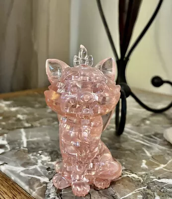 Marie Aristocats Figurine Pink Hard Plastic (tiny Block Style) • $12.80