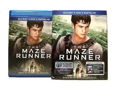  THE MAZE RUNNER (2014)  Sci-Fi Action Mystery BLU-RAY + DVD (2014) • $3.99