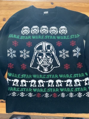 $19.50 • Buy Darth Vader Star Wars Christmas Sweater Black , 100 % Acrylic Size Large