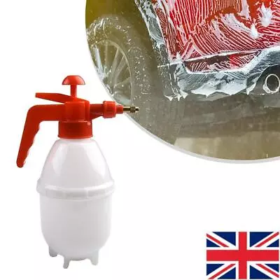 1.5L Garden Pressure Spray Bottle Hand Pump Plant Water Sprayer Car Wash Mister • £5.92