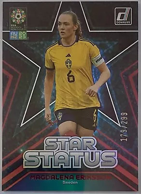 2023 Donruss Women’s World Cup Star Status Red #21 MAGDALENA ERIKSSON /299 • $5.99