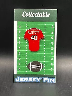 Tampa Bay Buccaneers Mike Alstott Jersey Lapel Pin-Classic Collectible-A-TRAIN • $11.50