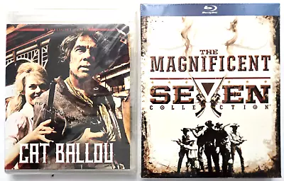 Cat Ballou (Blu-ray) / Magnificent Seven 4-Film Collection (Blu-ray) 5x WESTERNS • $99.99