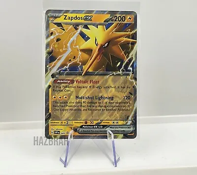 Zapdos EX 049 Black Star Promo English TCG Pokemon 151 Holo NM • $2.60