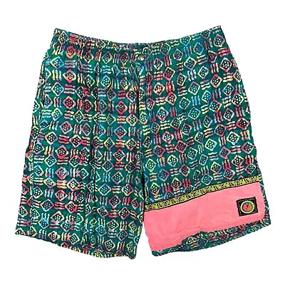 Vintage OP Ocean Pacific Shorts Geometric Mens Size XL RARE 80s Surf Made In USA • $55.92