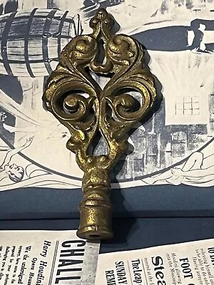 $18.95 • Buy Antique Vintage Heavy Cast Iron 5  Art Nouveau Lamp Finial Light Part