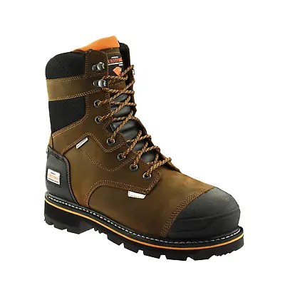 Herman Survivors Pro Series Men's Dozier Waterproof 8  Steel Toe Work Boots • $85.99