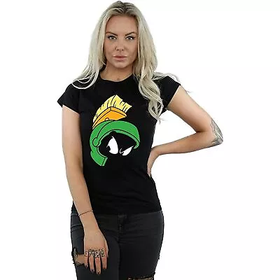 Looney Tunes Womens/Ladies Marvin The Martian Cotton T-Shirt (BI1214) • $37.68