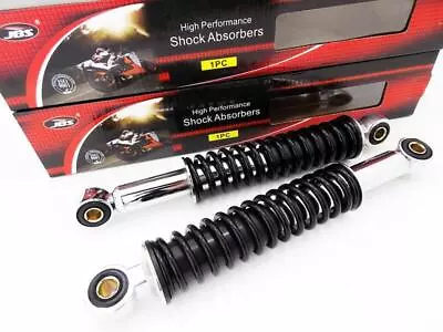 HONDA MR50 ELSINORE 74-75 270mm JBS BLACK/CHROME REAR SHOCK ABSORBERS EYE TO EYE • $115.78