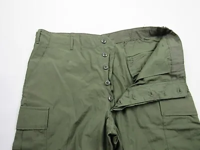 Vtg NOS 1967 Poplin Jungle Pants Trousers Large - S 60s Fatigue 2nd 3rd Pattern • $299.99