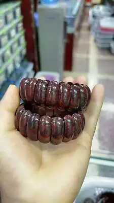 Red Edenite Meteorite Bracelet Strand Mens Jewelry Gems Jewelry • $14.27