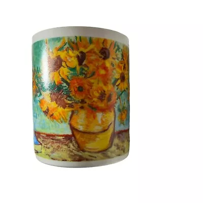 Van Gogh Modern Masterpiece Collection Sunflowers Yellow Vintage Coffee Mug Cup • $22.98