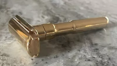 Vintage MerkurGermany Adjustable Safety Razor (Gold) • $60
