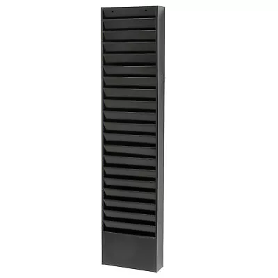 Medical Chart Hanging Wall File Holder 20 Pockets Black • $141.65